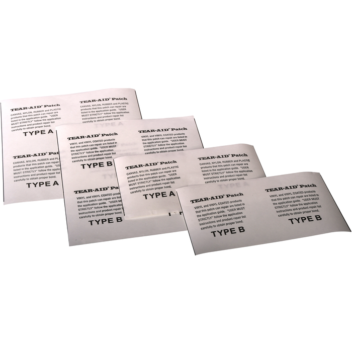 Tear-Aid Fabric Repair Kit, Type A, 3 x 12 patch
